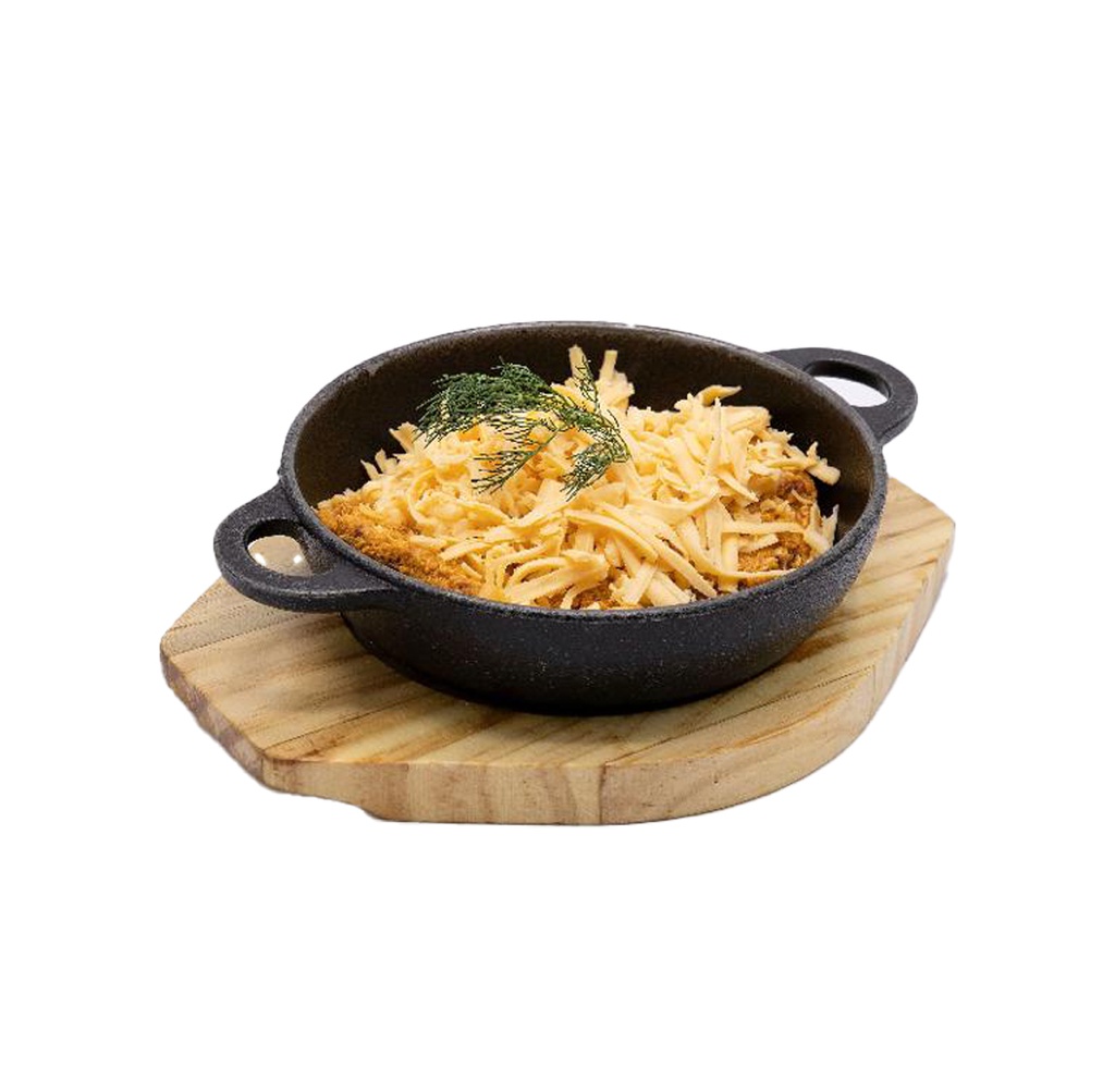 American eggs with cheddar cheese  